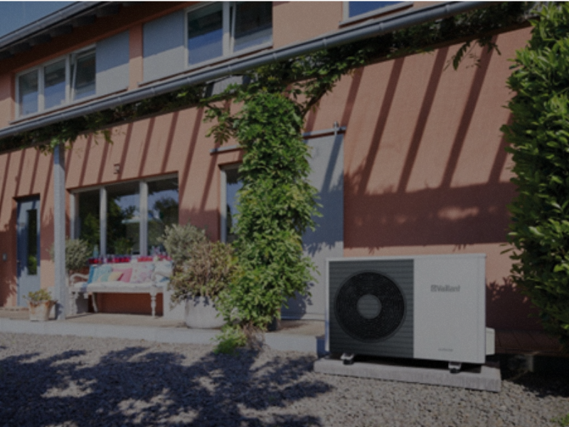 Wärmepumpe für Mehrfamilienhaus.